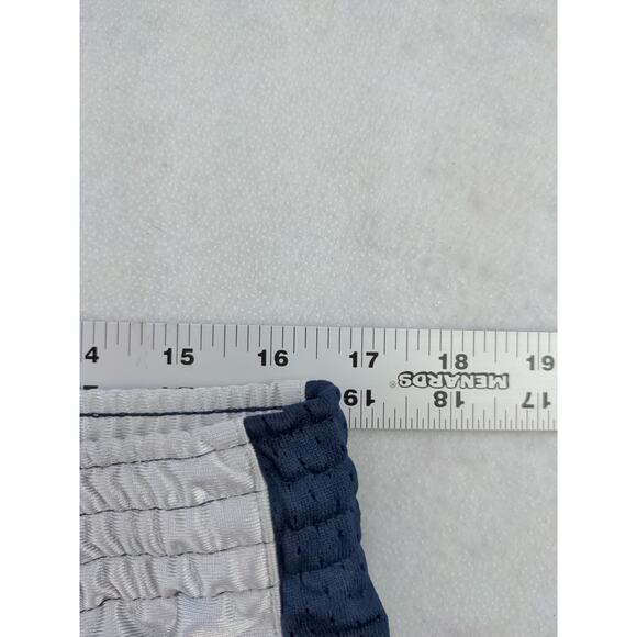 Mens Nike Mesh Athletic Shorts Size M Blue Embroidered Swoosh - Picture 12 of 12